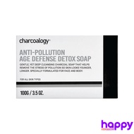 Charcoalogy Anti-Pollution Age Defense Detox Soap สบู่ถ่านไม้ไผ่ 1 ก้อน