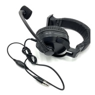 導播單邊頭戴式耳機 對講機耳麥咪桿可轉動270度舒適不夾耳可折疊
