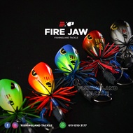 EXP Fire Jaw Jump Frog | 2.5cm / 7g | Wood Jump Frog
