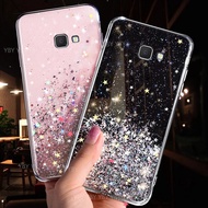 Luxury ดาวแวววาวพื้นที่ปลอก Samsung Galaxy J8 2018 J4 J6 Plus J2 J5 J7 Prime กันกระแทกเคสซิลิโคนซิลิโคนโทรศัพท์นุ่มฝาหลัง