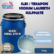 [DNA] SLES 15Kg TEXAFON/ TEXAPON/ N270/ SODIUM LAURETH SULPHATE 1 Kg Ingredients for Making Detergen