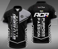 ACP Aerox Club Philippines Polo Shirt Zanorte Checkered Racing Design Custom Name