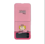 (包郵)🇰🇷 Peanuts Snoopy Sally Brown Samsung Z Flip 3 Phone Case 史路比莎莉布朗三星手機殼