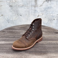 Handmade High-Top Martin Boots Leather Work Boots Casual Style Lace-Up Autumn Winter Mens Fashion Bo