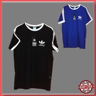 BAJU T-SHIRT LOGO ADIDAS 3-STRIPES TEE SELESA CASUAL UNISEX