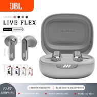 【Fast Shipping】Authentic JBL Live Flex TWS Bluetooth Earphones Built-in Microphone Noise Canceling Earbuds Wireless Earphones Bass In-ear Earbuds Game Earbuds with Charging Case Waterproof Sports JBL Earbuds