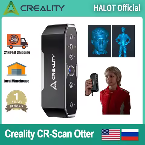 Creality CR-Scan Otter 3D Scanner Handheld Scanner with 0.02mm Accuracy Anti-Shake Tracking Up to 20