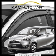 Toyota Sienta - Car Window Door Visor Rain Deflector Guard (KAM AUTO MART PTE LTD)