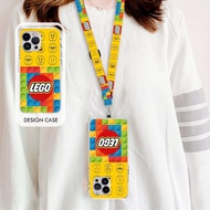 GANTUNGAN [SOFTCASE SET] Lego Case Lanyard Handphone Hanger a15 a16 a54 a74 a76 a96 a57 y12 y16 y15s