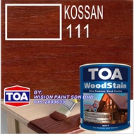 KOSSAN M111 1L ) TOA WOODSTAIN MATT WOOD COATING VANISH PAPAN