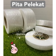 [Roll] Pita Pelekat / Pita Pelekat Kain / Lencana Sekolah / Fabric Adhesive Tape / Pita Pelekat Lenc