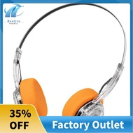 Retro Over-Ear Headphones Hi-Fi Stereo Sound Headphones Wireless Bluetooth Headset Over-Ear Headphon