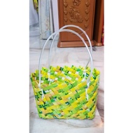 Handcrafted handmade recycle paper shoulder bag