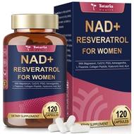 Totaria NAD+ Resveratrol for Women - Collagen, CoQ10, PQQ Boost NAD+ Levels Nad Plus Supplement For 