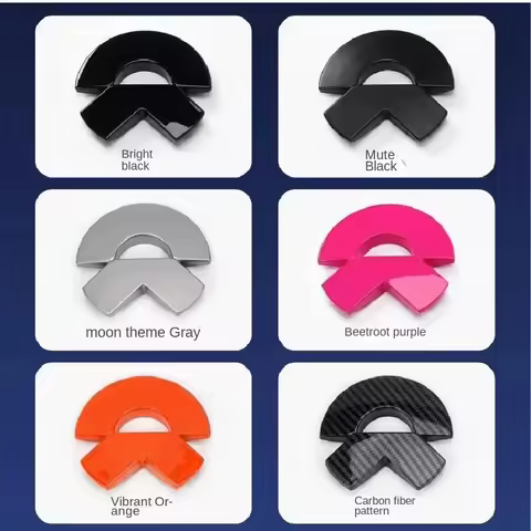 NIO ET5TES6ES8EC6 Blackened Car Logo Modification ET9 Pink Purple Car Logo Moon Covered Car Logo