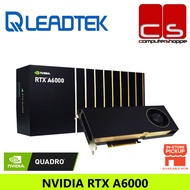 Leadtek NVIDIA QUADRO RTX A6000 48GB GDDR6 with ECC 384BIT Workstation Graphic Card