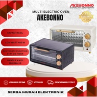Akebonno Multi Electric Oven AEO9W AEO9B - ELECTRIC OVEN 9L WHITE BLACK