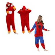 Spiderman I-r-o-n Man Onesie for Adults Unisex Men Women Avengers Cosplay Pajama Sleepwear Character