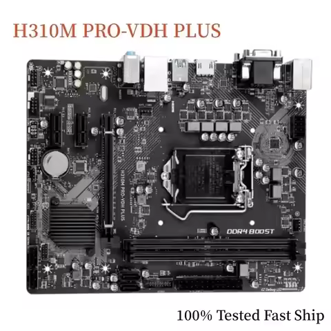 H310 32GB LGA 1151 DDR4 Micro ATX Mainboard For MSI H310M PRO-VDH PLUS Motherboard 100% Tested Fast