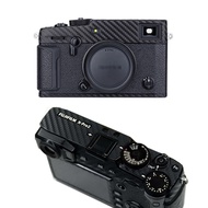 คาร์บอนไฟเบอร์กล้อง Body Decal ผิวสติกเกอร์ป้องกันสำหรับ Fujifilm Fuji X-pro2 X-Pro3 XPROII XT30 XE3 XE4ตกแต่ง