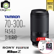 Tamron Lens 70-300 mm. F4.5-6.3 Di III RXD for Sony E, FE / Nikon Z - แถมฟรี LED Ring 10นิ้ว -รับประกันร้าน Digilife 1ปี