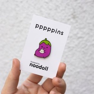 茄子巴巴 Noodoll 琺瑯別針