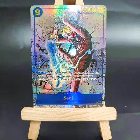 DIY One Piece Card Game Manga Sanji OP06-119 SEC Collection English TCG Anime Cards
