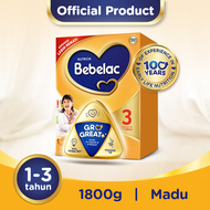 Bebelac 3 Madu GroGreat+ Susu Pertumbuhan Bubuk 1800 GR