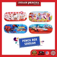 Indah Pesona Cartoon Pencil Box - Hello Kitty/Pony/Spiderman/Cars CJ-8500