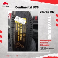 Continental uc6 215/50R17 Tayar Baru (Installation) 215 50 17 New Tyre Tire TayarGuru Pasang Kereta Wheel Rim Car