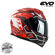 EVO GT-PRO Quarterback Dual Visor Full Face Helmet with Free Clear Lens