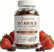 O NUTRITIONS Vitamin B Complex Vegan Gummies With Vitamin B12, B7 As Biotin, B6, B3 As Niacin, B5, B