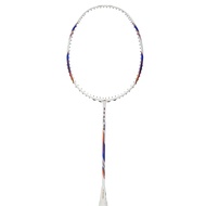 Hundred Mens Rock R8 Badminton Racket (White/Gold/Blue) - Sports Direct
