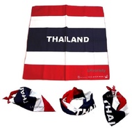 ผ้าลายธงชาติไทย (Bandana Thailand Flag Scarf Thai Headband)