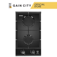 Ef 30cm Black Glass Gas Hob-2 Burner Hbag3020-pub