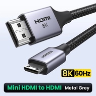UGREEN Video Cables Mini HDMI-Compatible to HD Cable 8K/60Hz Mini HD2.1 Cable For Camera