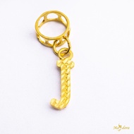 MASDORA 916 Gold Charms Charm Emas - Alphabet J (EMAS 916/22K)