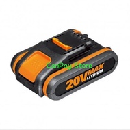 WORX Battery WA3551.1 Baterai (20V Maks) 2.0Ah Batre worx