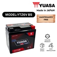 BATTERY YTZ6V YUASA BATTERY MOTOR RS150 RXS150 RS CBR150 PCX150 NEW CLICK150i VARIO150 SYM JET NGK R