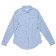 GIORDANO Women's Long Sleeves Oxford Shirt (05343083) - 02 - Blue