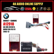 BMW E90 / X1 / E93 / 1 Series Car Stereo Power Harness Socket Canbus For Android Player 9" / 10" - A