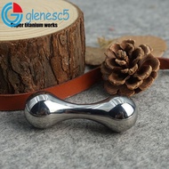 GLENES Knucklebone Spinner, Two-headed Titanium Alloy Pen Spinning Simulator, Fidget Toy Rotating Be