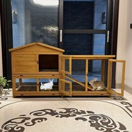 Rabbit Outdoor Rabbit Cage Large House Cat House Rabbit Nest Rabbit Cage Large Cat Cage Villa