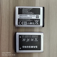 Battery Batere Batre Baterai Mcom Samsung Solid Xcover 2 C3350 II GT-C3350 AB803443BU AB803443BA
