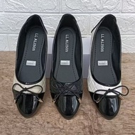 New LL 01 Flat Shoes Wanita with Soft Rubber Soles and Design ELEGAN