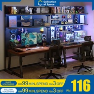 Standing Pegboard Adjustable Gaming Table Shelf Metal Pegboard Rack Book Shelf Rak Besi Bertingkat S