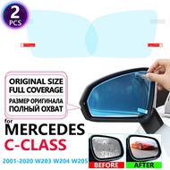 Full Cover Anti Fog Film Rearview Mirrors for Mercedes Benz C-Class W203 W204 W205 C-Klasse C180 C20