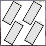 [L E U R] 4 Pack Washable Filter for  , +,  Max,  Max+, Q5 Pro, Q5 Pro+, Q8 Max, Q8 Max+ Robot Vacuu