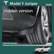 Suitable for 2025 Tesla Model y Juniper Wheel fenders Hidden fenders Anti-sand and stone fenders Car