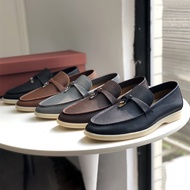 DANDT Imported Cowhide Retro Time Pendant Casual Loafers LP Flat Shoes Men's (23 JUL TRA) Export Wom